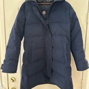 Canada Goose Women's Dark Blue Shelburne Parka Coat